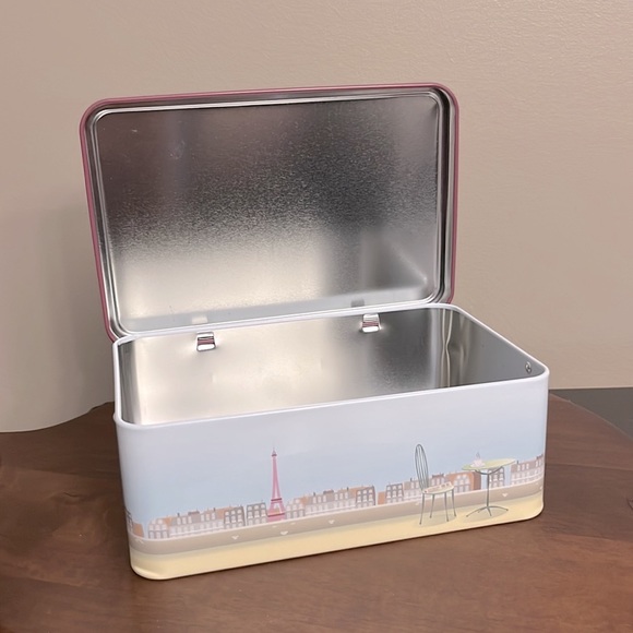 Lot of 3 Paris Decorated Tins by Massilly France - 7.25" x 5.25" - Picture 6 of 15